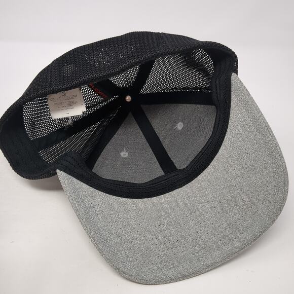 U.S. Flag Trees Fitted Trucker Hat Gray XL Embroidered Mesh Back Columbia - Picture 7 of 9